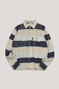 Mens Sweaters: Sugden Pocket Sweatshirt - Navy Multi