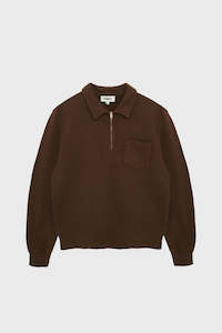 Mens Sweaters: Sugden Sweatshirt - Brown