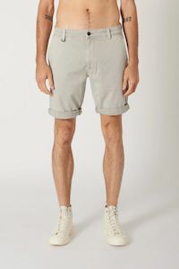 Mens Denim Shorts: Cody Short - Light Grey