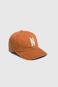 Mens Caps: Felt N Twill Sports Cap - Burnt Ochre