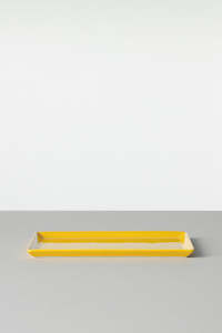 Square Plate - Mustard