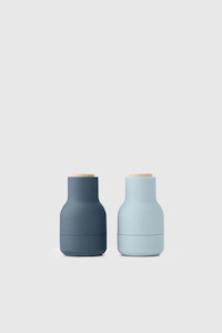 Audo Copenhagen Menu: Bottle Grinder Small 2-Pack Beech Lid - Blues