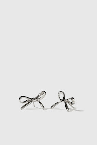 Infinite Gifts For Her: Bow Stud Earrings Medium - Sterling Silver