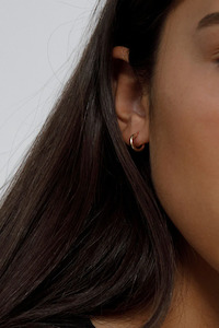 Infinite Gifts For Her: Halo Hoop Earrings Small - Gold Plated