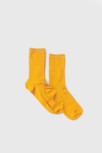 Cotton Half Crew - Marigold