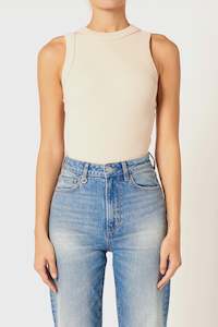 Womens Singlets: Jonesy Singlet - Dust Storm