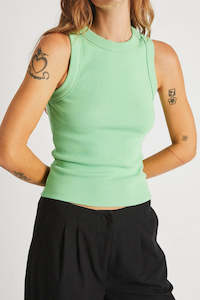 Womens Singlets: Jonesy Singlet - Apple