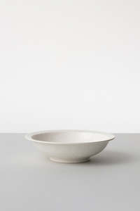 Plates: Mandala Rim Bowl - Shirotae