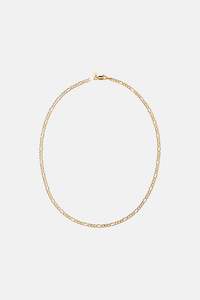 Figaro Fine Chain Necklace - Gold Plated