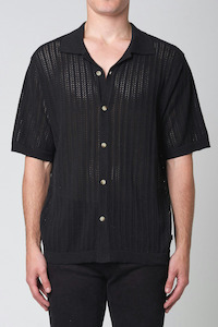 Bowler Knit Classic Shirt - Black