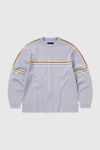 Striped Knit Top - Lavender