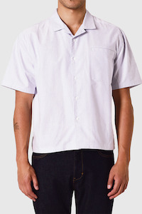 Neuw: Stripe SS Mod Shirt - French Navy Stripe