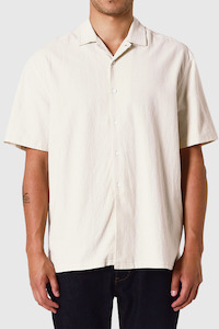 Neuw: Cotton Crepe SS Shirt - Ecru