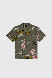 Neuw: Sativa Print SS Shirt - Military