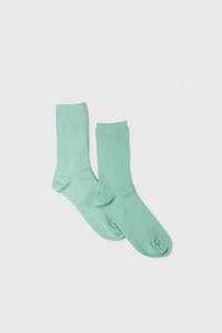 Daily Socks: Cotton Half Crew - Mint