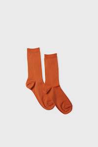Cotton Half Crew - Tangerine
