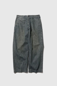 Denim: Mil Trousers Denim Double Dye - Used