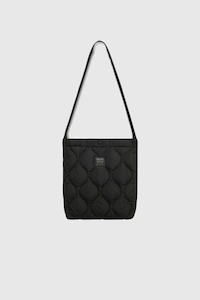 Military Cross Body Down Bag Medium - Black