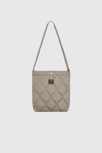 Military Cross Body Down Bag Medium - Light Mocha