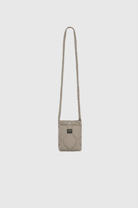 Taion: Military Cross Body Down Bag Small - Light Mocha