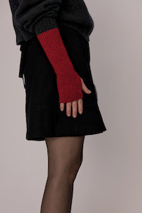 Mothers Day: Fingerless Gloves - Poppy