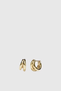 Mothers Day: Coco Hoops Small - Gold Plated