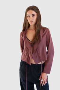 Shall We Blouse - Tuscan Red