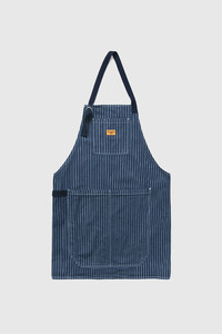 Life New Arrivals: Pinstripe Denim Apron - Indigo