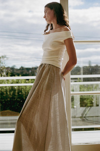 Sale Under 300: Zelda Skirt - Fine Stripe