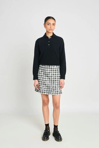 Sale Over 250: Iterations Mini - Black & Cream Check