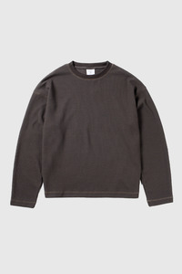 Waffle LS Tee - Mud