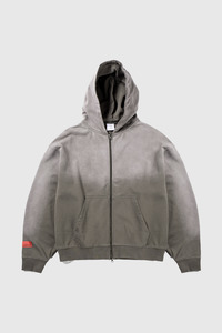 Mens: Fade Zip Hoodie - Olive