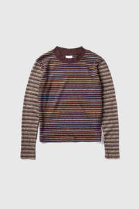 Murphy Striped Top - Navy