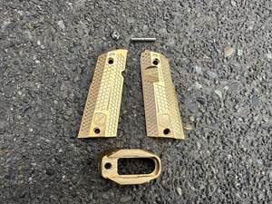 Parts: M-Arms 1911 brass grip&magwell set