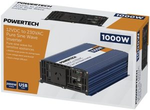Products: 1000W 12VDC to 230VAC Pure Sine Wave Inverter – Electrically Isolated – Infinity RV Infinity Caravans Motorhomes Sales & Service