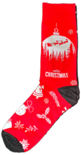 Products: Sloth Sox- Merry Christmas RED Socks