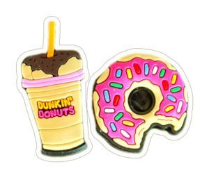 Dunkin Donutz Jibbitz Charms Set 2