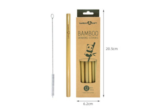 Health: Bamboo Straws 12pk