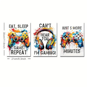 Gift: Game Art Canvas - White