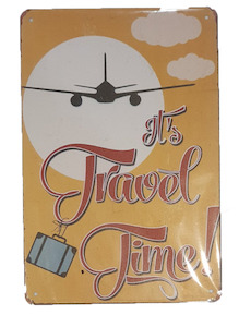 Gift: Retro Metal Sign- Travel