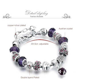 Crystal Charm Bracelet