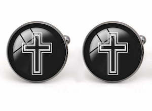 Jewellery: Mens Cross Cufflink