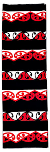 Cultural: Lavalava NZ Maori Design Black