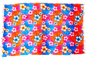 Blue Sarong with Frills