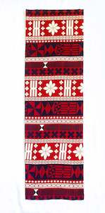 Maroon/Navy Blue Lavalava