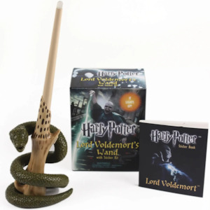 Clearance: Harry Potter VOLDEMORT'S Wand with STICKER KIT
