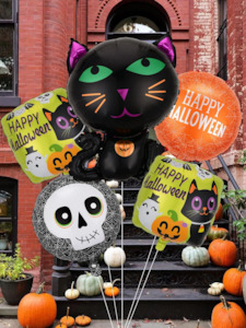 Halloween: Happy Halloween Balloons-5pc Pack