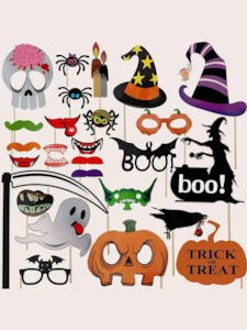 Halloween Photobooth Prop - 26pcs