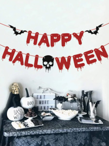 Happy Halloween Deco Banner
