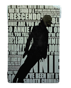 Retro Metal Sign- Michael Jackson